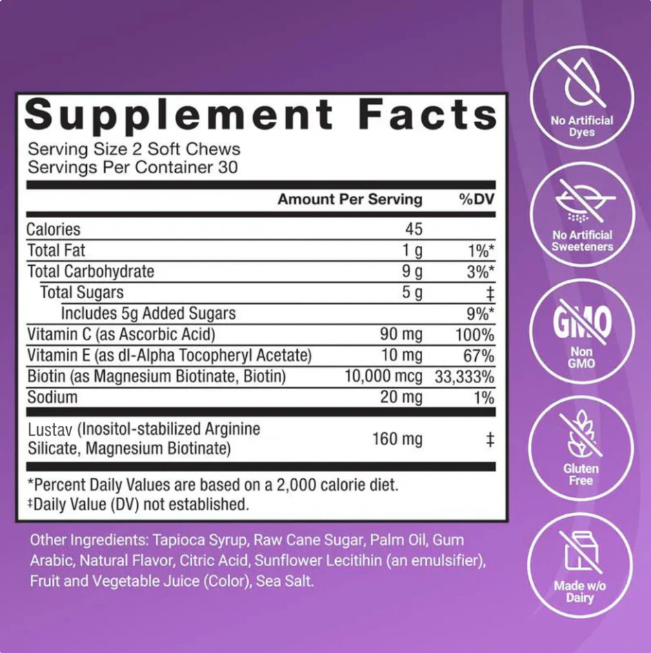 Hair Growth Accelerator Soft Chews